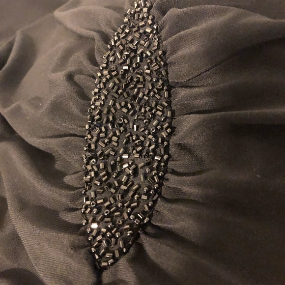 EVAN-PICONE Dress Women's Size 10 Black Sleeveless Halter Sequin Design - Picture 9 of 10